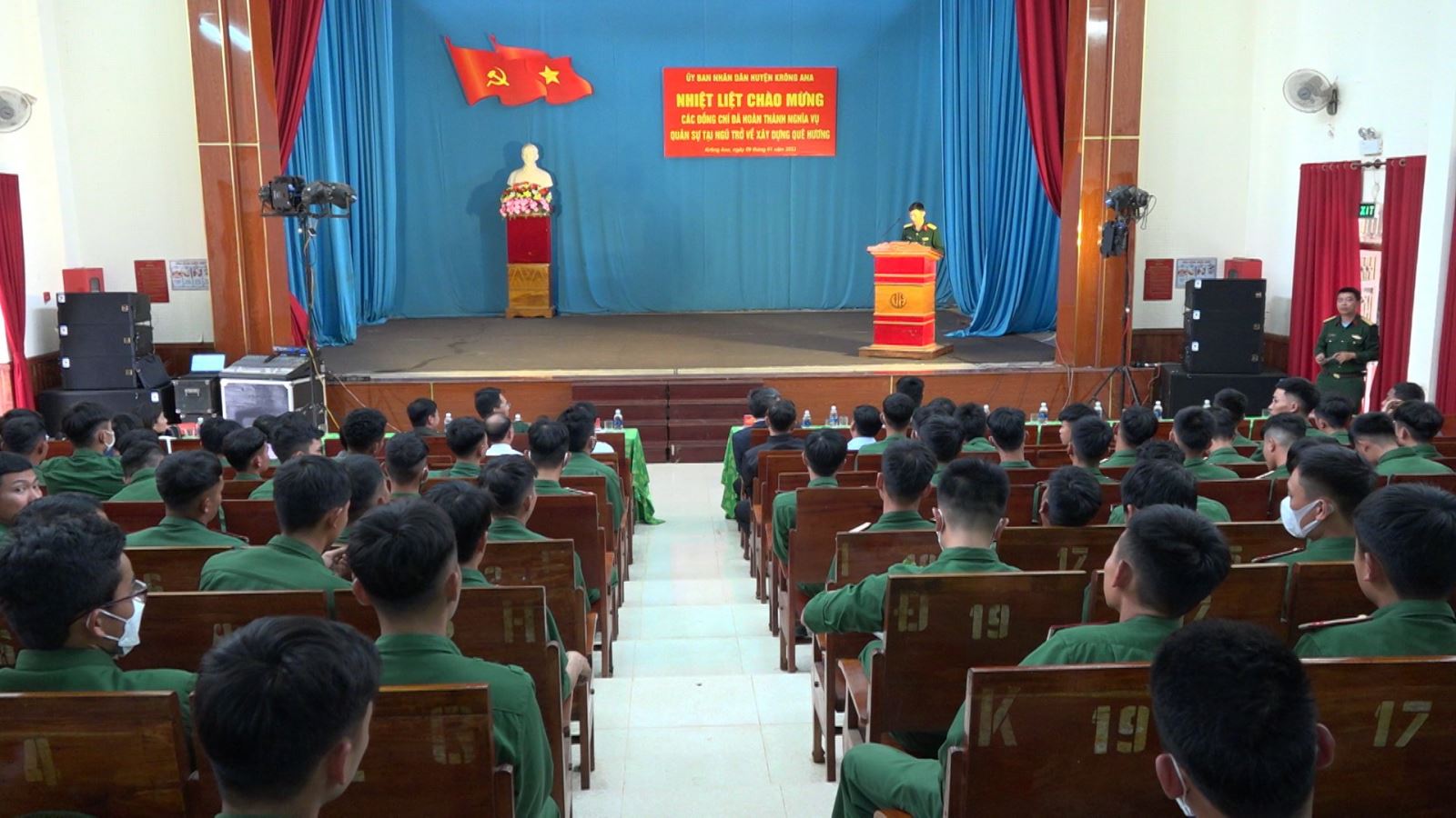 Huyện Krông Ana đón quân nhân xuất ngũ hoàn thành nghĩa vụ quân sự  trở về địa phương