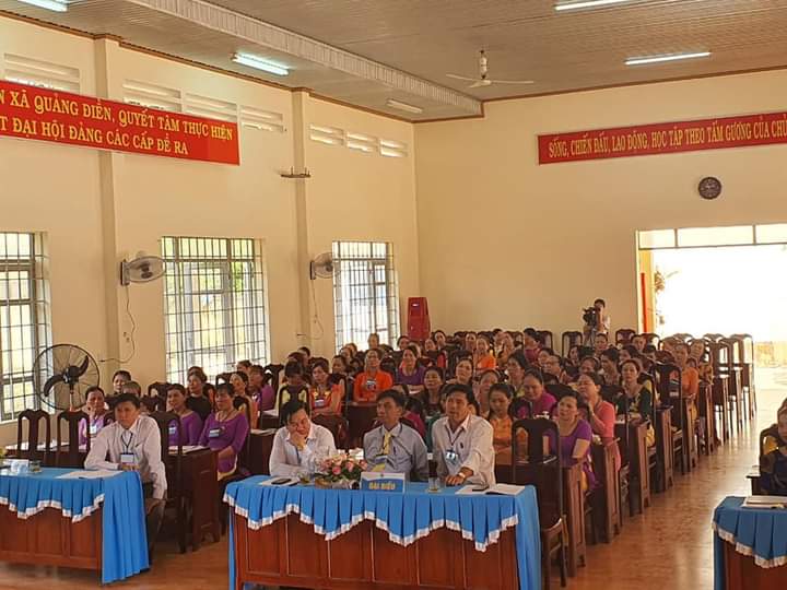 Đại hội Đại biểu phụ nữ xã Quảng Điền khóa XII, nhiệm kỳ 2021 - 2026