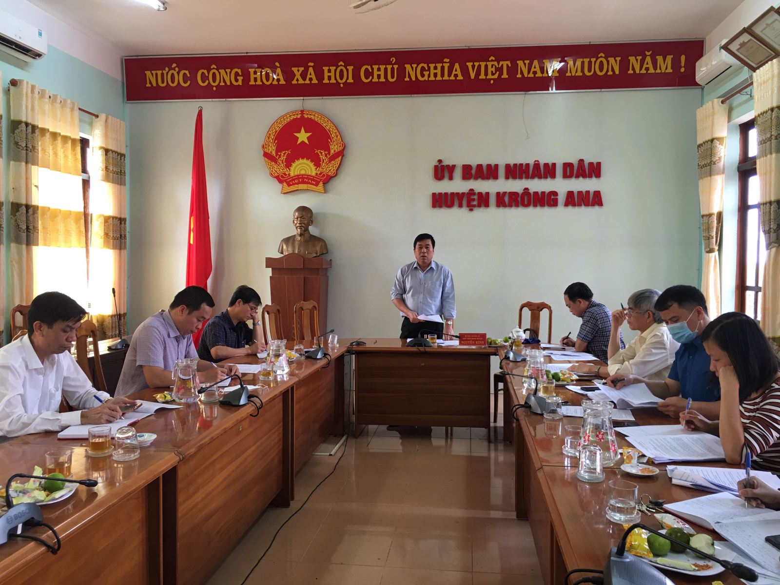 Thường trực HĐND huyện Krông Ana họp phiên thường kỳ tháng 01/2022