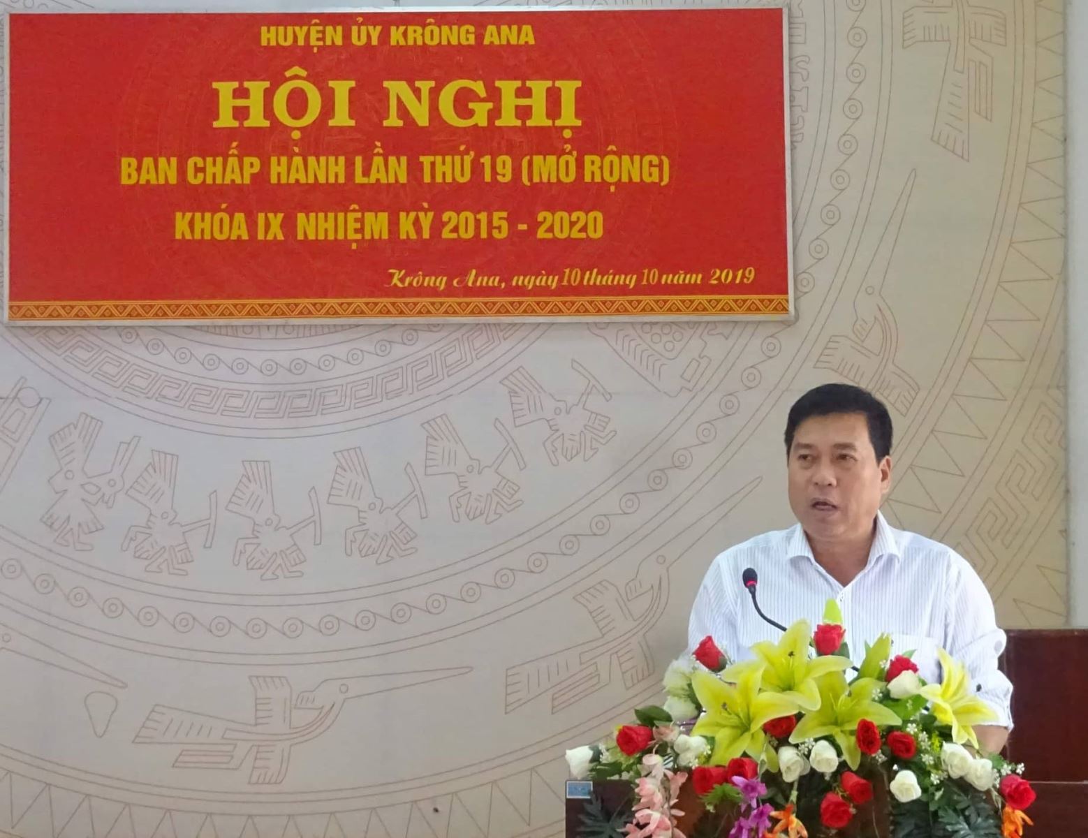 Hội nghị Ban chấp hành Đảng bộ huyện Krông Ana lần thứ 19 (mở rộng) khóa IX, nhiệm kỳ 2015 – 2020