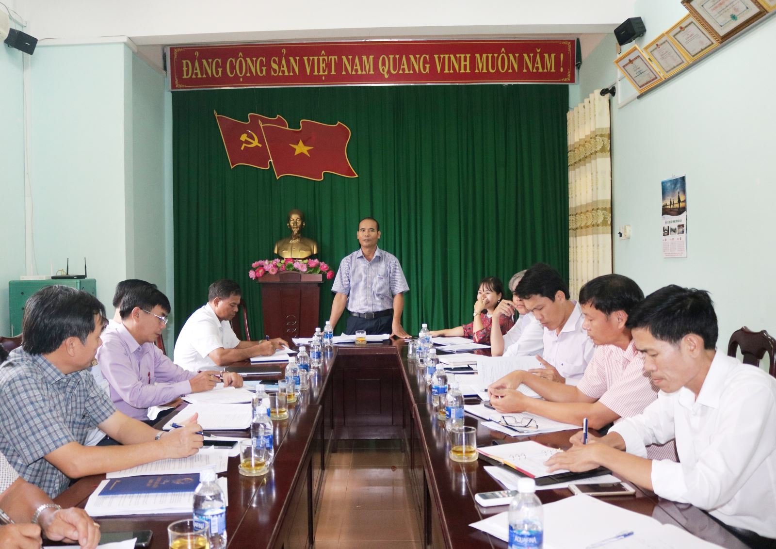 Thường trực HĐND huyện họp liên tịch để thống nhất nội dung, chương trình kỳ họp thứ Tám, Hội đồng nhân dân huyện Krông Ana khóa IX, nhiệm kỳ 2016-2021