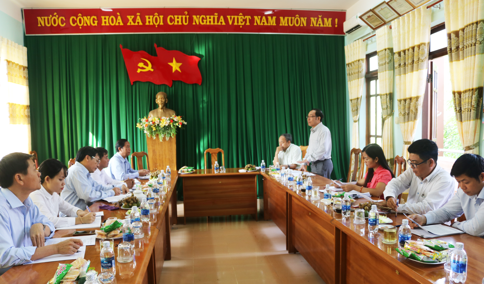 Ủy ban kiểm tra Tỉnh ủy kiểm tra việc thực hiện nhiệm vụ kiểm tra, giám sát và thi hành kỷ luật trong Đảng đối với Đảng ủy, Uỷ ban kiểm tra Đảng ủy Cơ quan Chính quyền huyện Krông Ana.