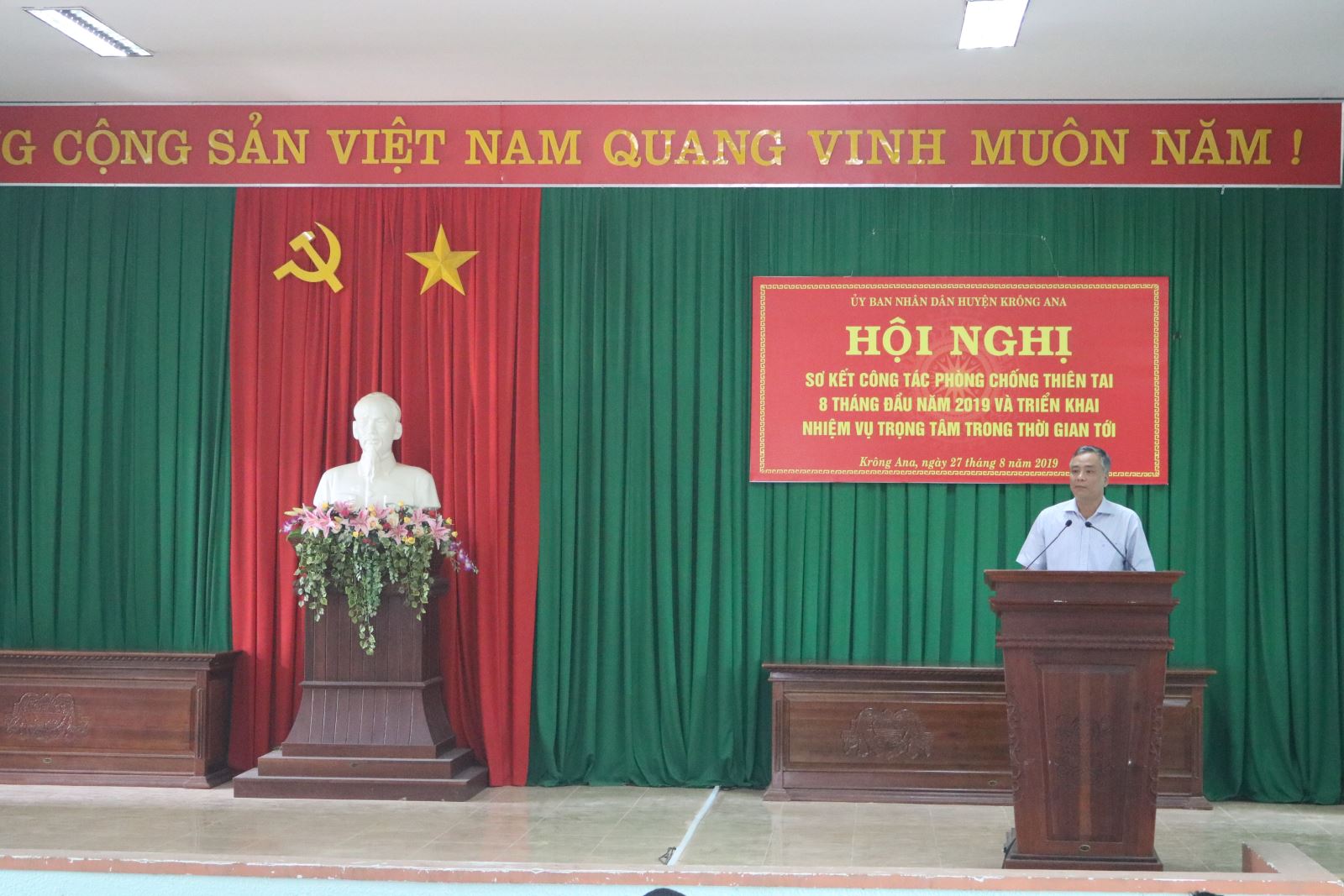 Hội nghị sơ kết công tác phòng chống thiên tai 8 tháng đầu năm 2019 và triển khai nhiệm vụ trong tâm trong thời gian tới