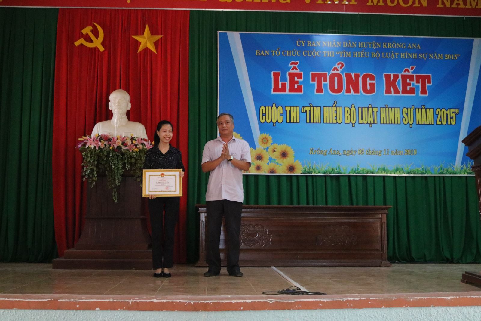 Huyện Krông Ana Tổng kết cuộc thi “Tìm hiểu Bộ luật Hình sự năm 2015”