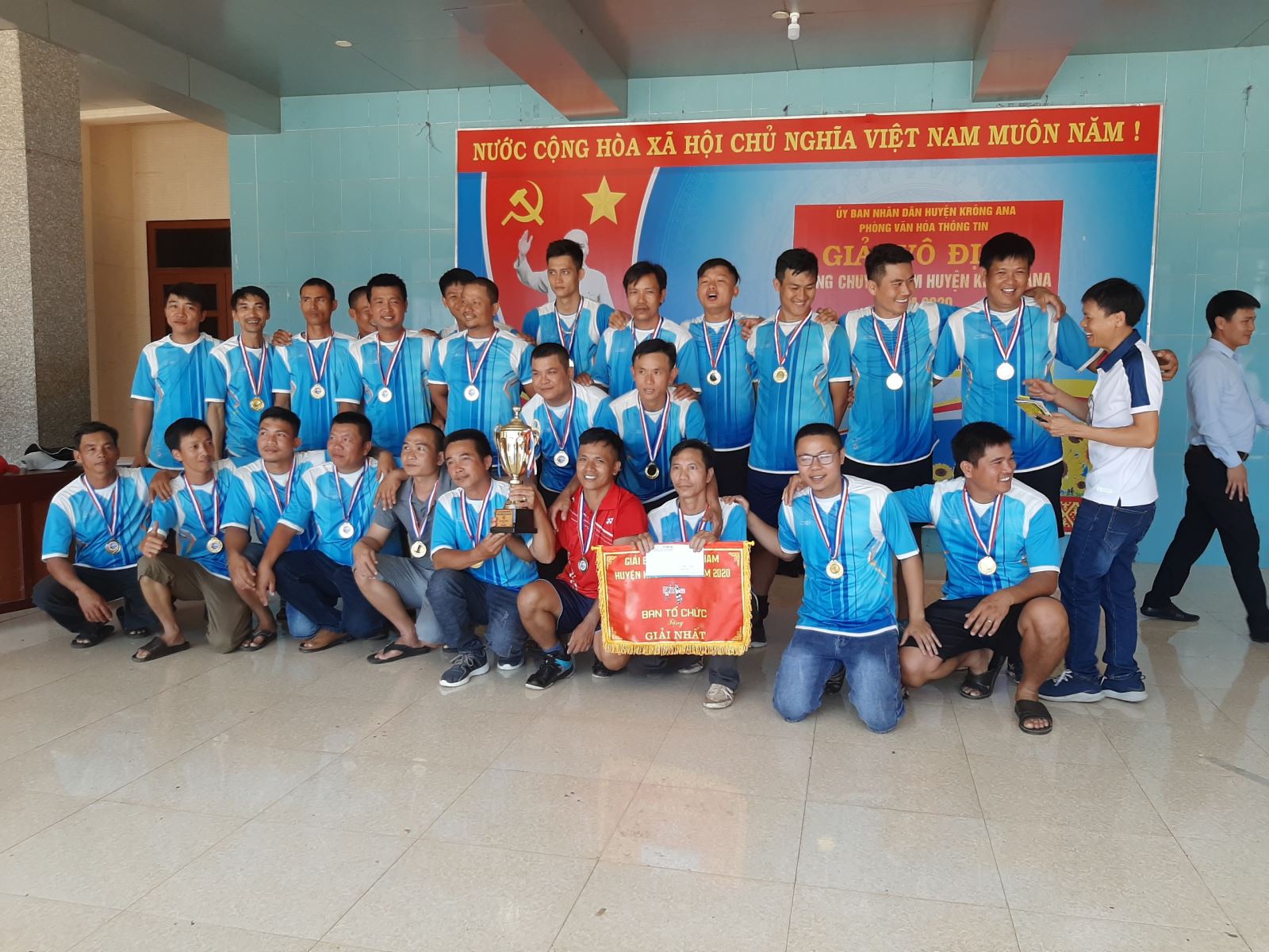 Sôi nổi Giải bóng chuyền Nam huyện Krông Ana năm 2020