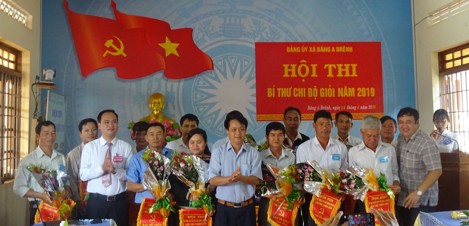 Hội thi Bí thư Chi bộ giỏi xã Băng Adrênh, năm 2019