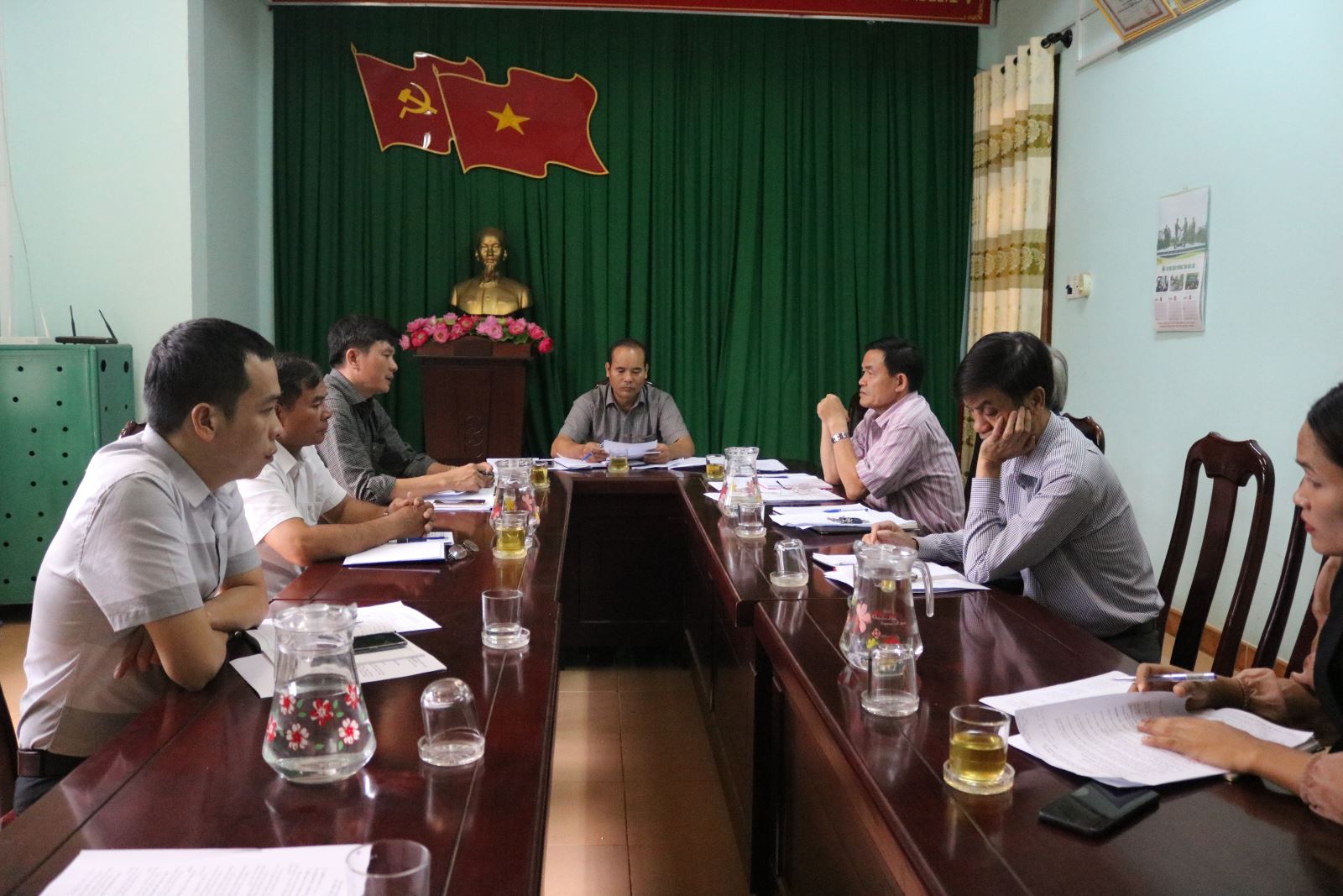 Thường trực HĐND huyện họp liên tịch để thống nhất nội dung, chương trình kỳ họp thứ Mười, HĐND huyện Krông Ana khóa IX, nhiệm kỳ 2016-2021