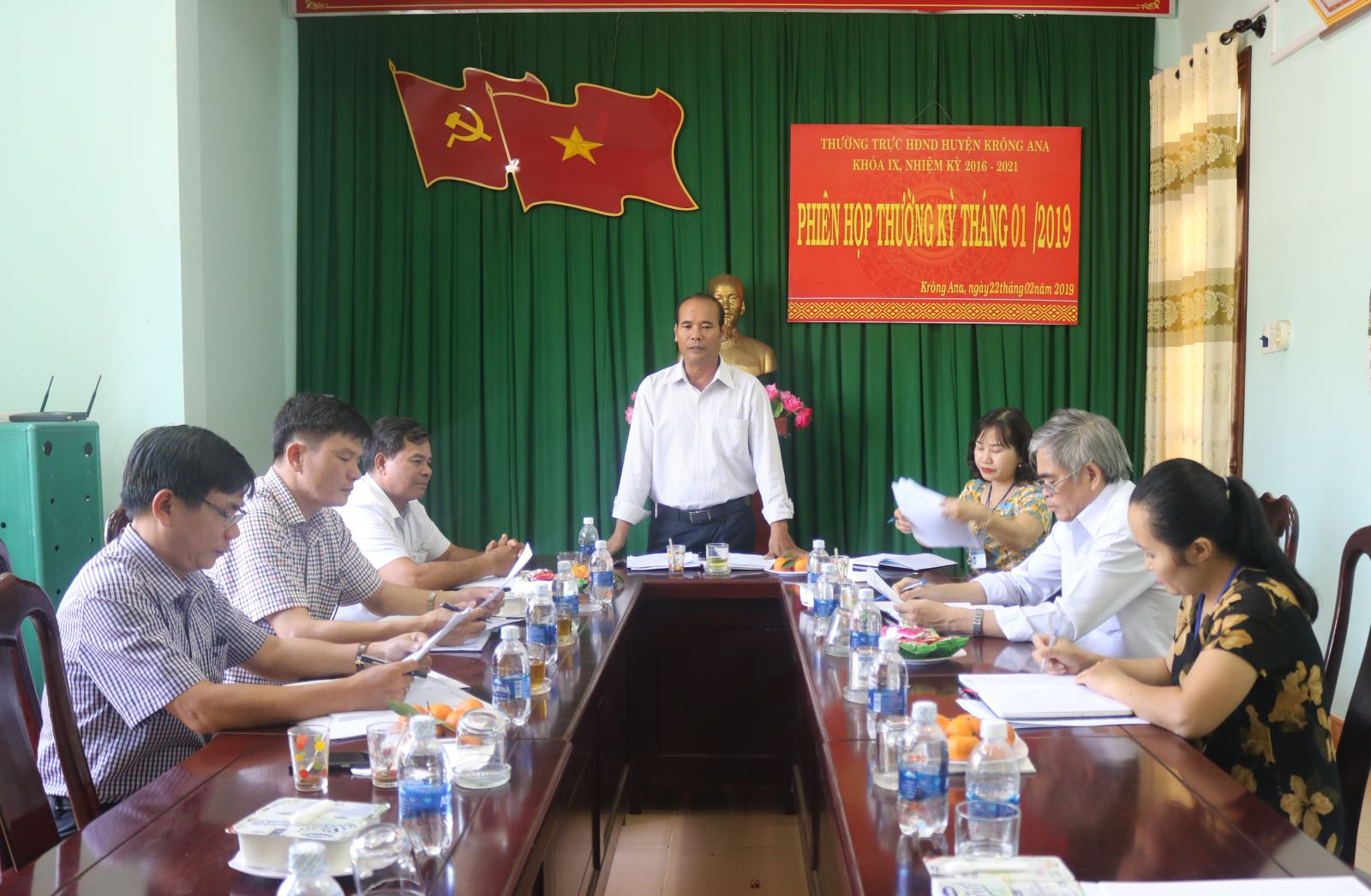 Thường trực HĐND huyện Krông Ana họp phiên thường kỳ tháng 01/2019