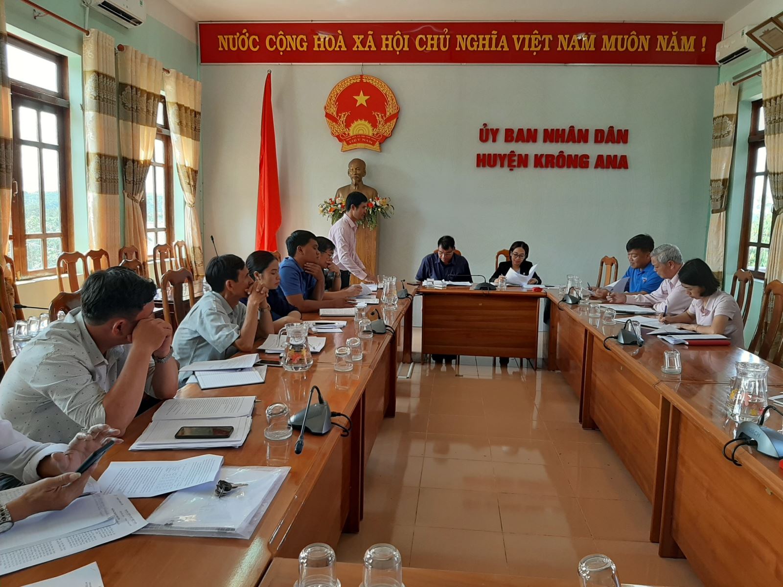 Ban đại diện Hội đồng quản trị Ngân hàng chính sách xã hội tỉnh Đắk Lắk kiểm tra, giám sát tại huyện Krông Ana