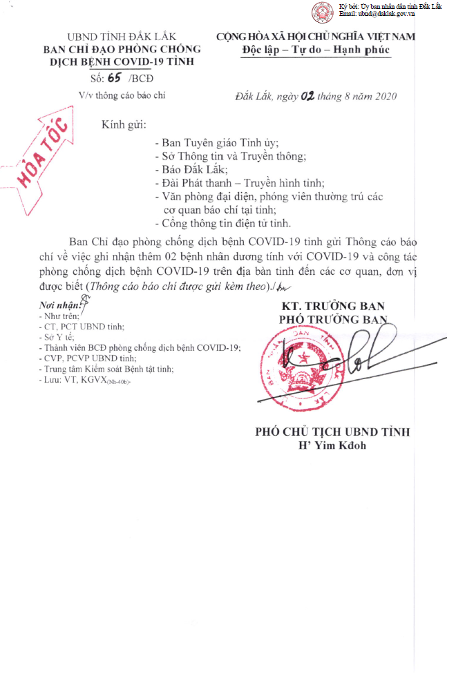 Thông cáo báo chí