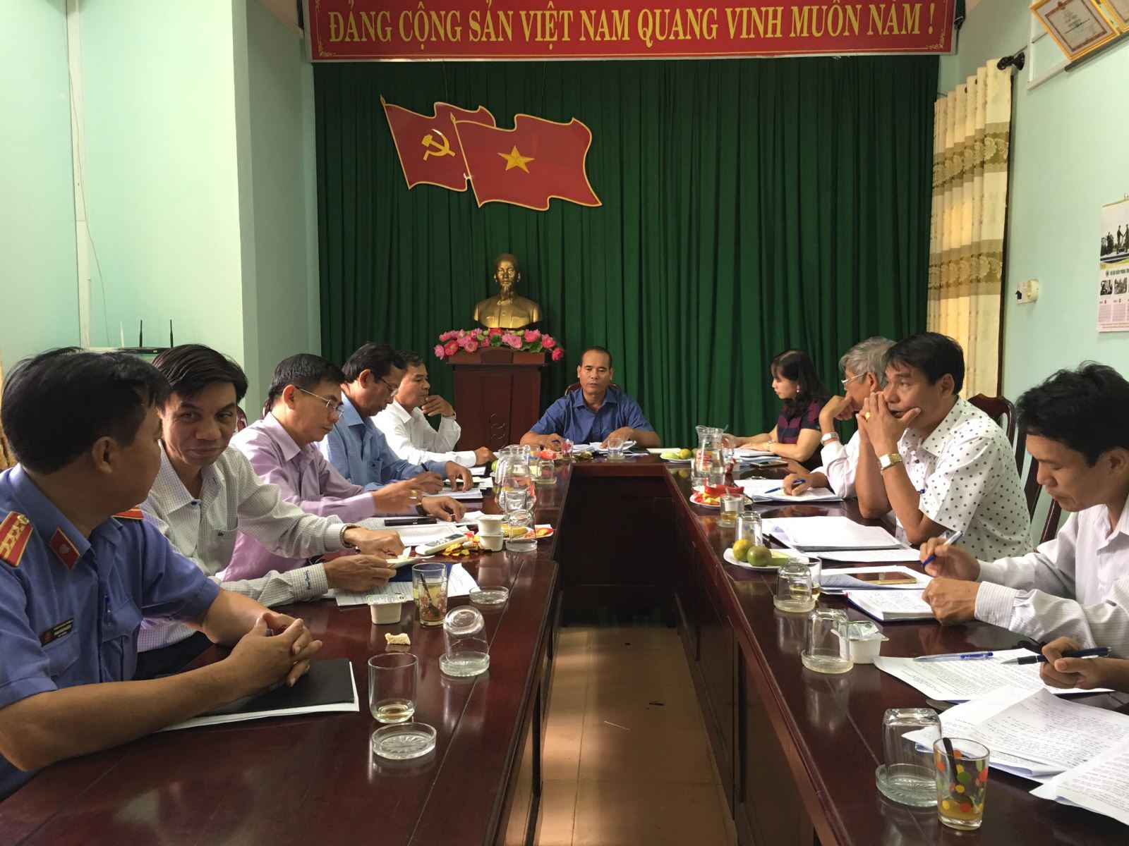 Thường trực HĐND huyện họp liên tịch thống nhất về nội dung, chương trình kỳ họp thứ Chín HĐND huyện khóa IX, nhiệm kỳ 2016-2021