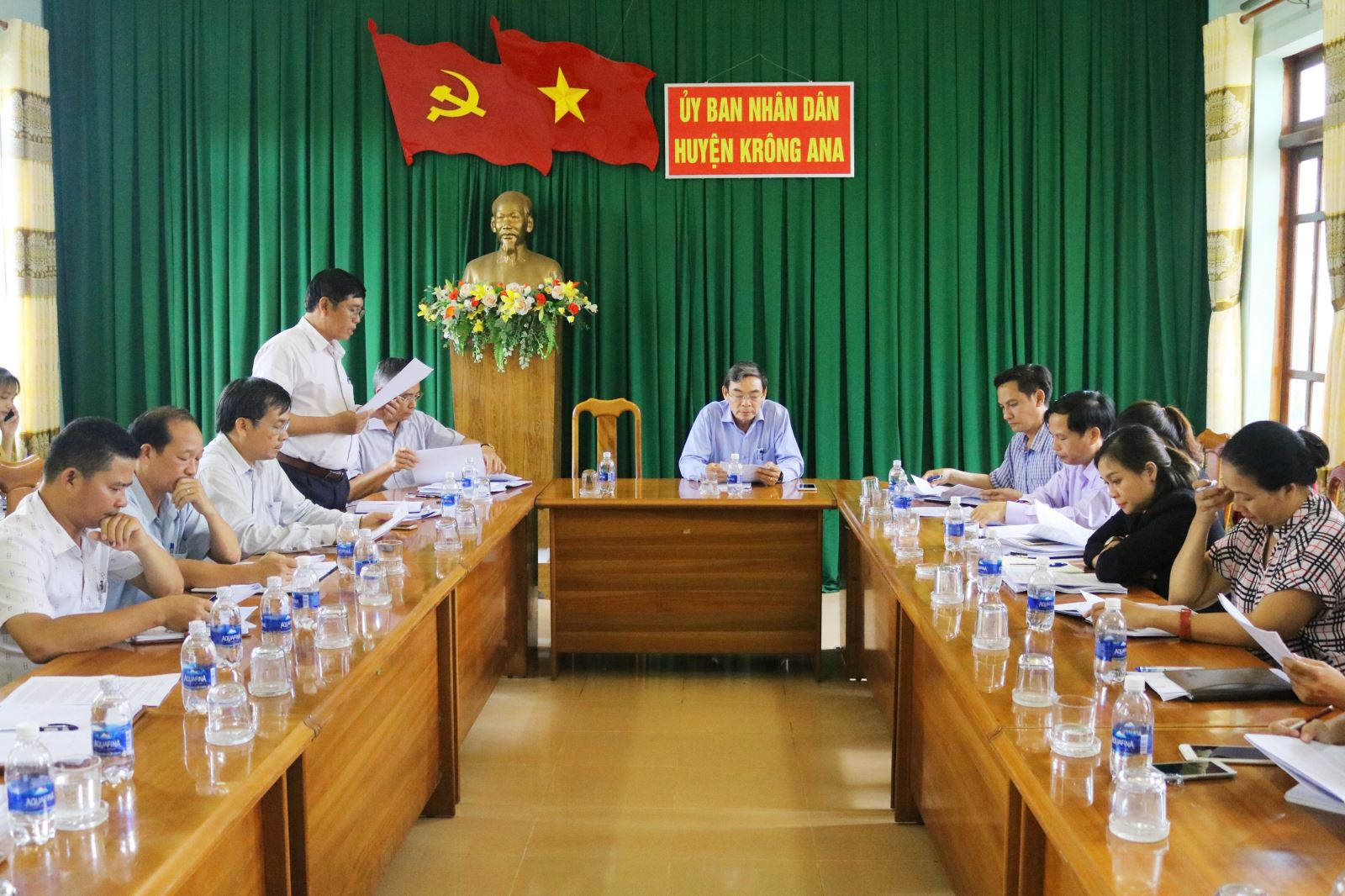 Làm việc với Đoàn công tác của Văn phòng Điều phối xây dựng Nông thôn mới tỉnh về kết quả thực hiện Chương trình MTQG xây dựng nông thôn mới 6 tháng đầu năm 2019