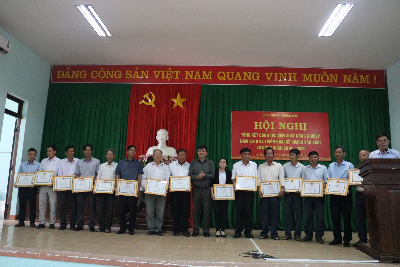Hội nghị tổng kết sản xuất ngành Nông nghiệp năm 2019 và triển khai kế hoạch sản xuất vụ Đông Xuân năm 2019 - 2020