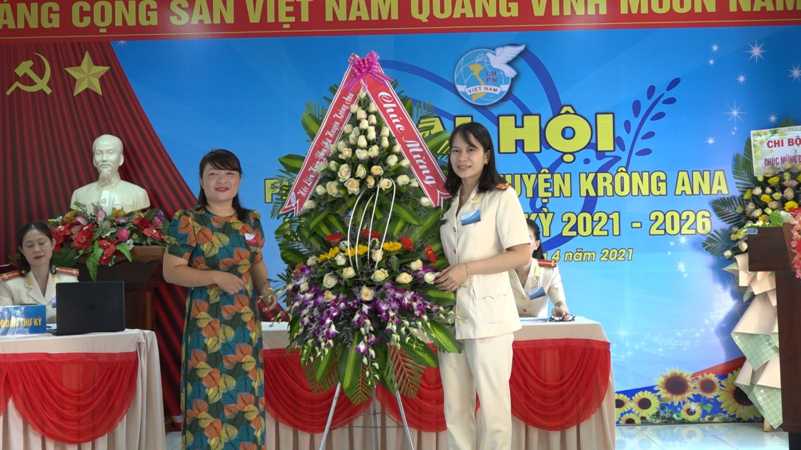 Đại hội Hội phụ nữ cơ sở Công an huyện Krông Ana lần thứ IV, nhiệm kỳ 2021 - 2026