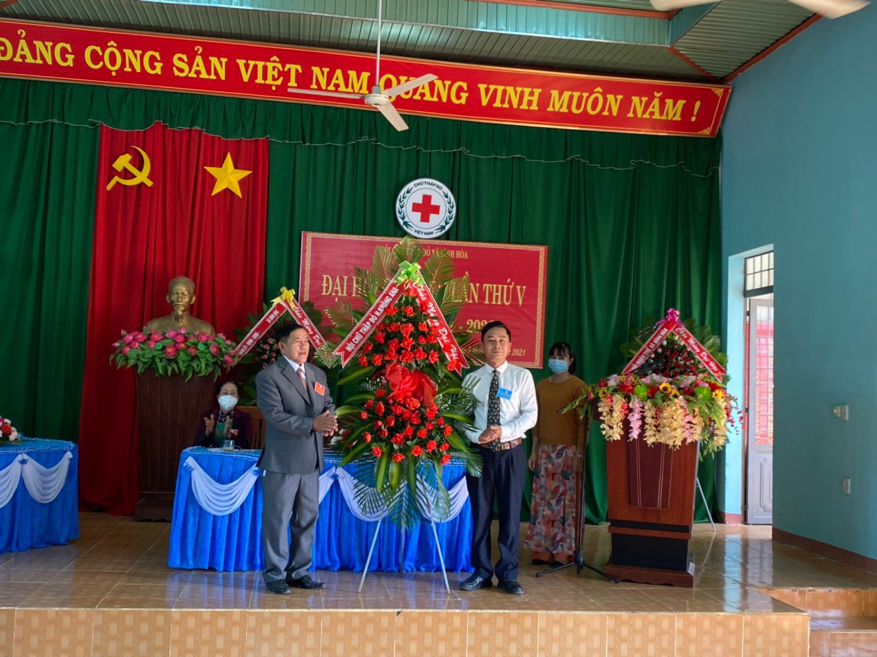 HỘI CHỮ THẬP ĐỎ XÃ BÌNH HOÀ TỔ CHỨC  ĐẠI HỘI ĐẠI BIỂU LẦN THỨ V, NHIỆM KỲ 2021 - 2026