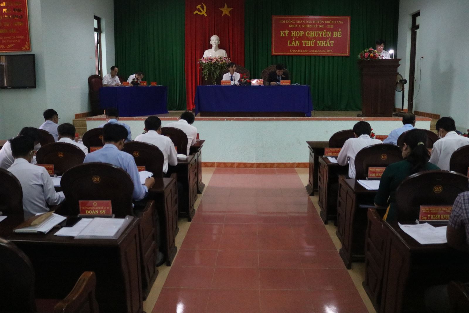 HĐND huyện Krông Ana khóa X, nhiệm kỳ 2021-2026 tổ chức kỳ họp chuyên đề lần thứ Nhất