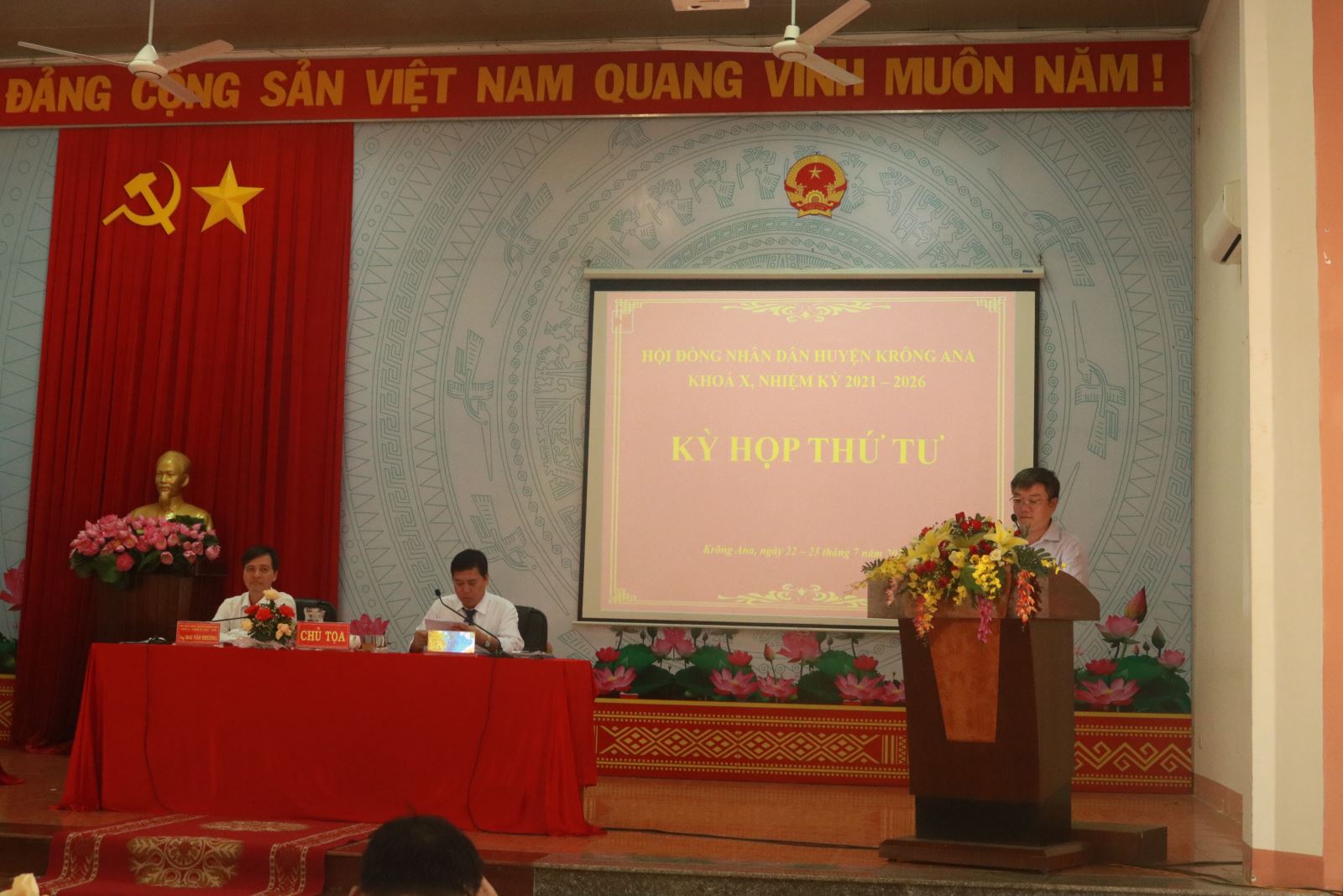 HĐND Krông Ana tổ chức kỳ họp thứ Tư, HĐND huyện khóa X, nhiệm kỳ 2021-2026