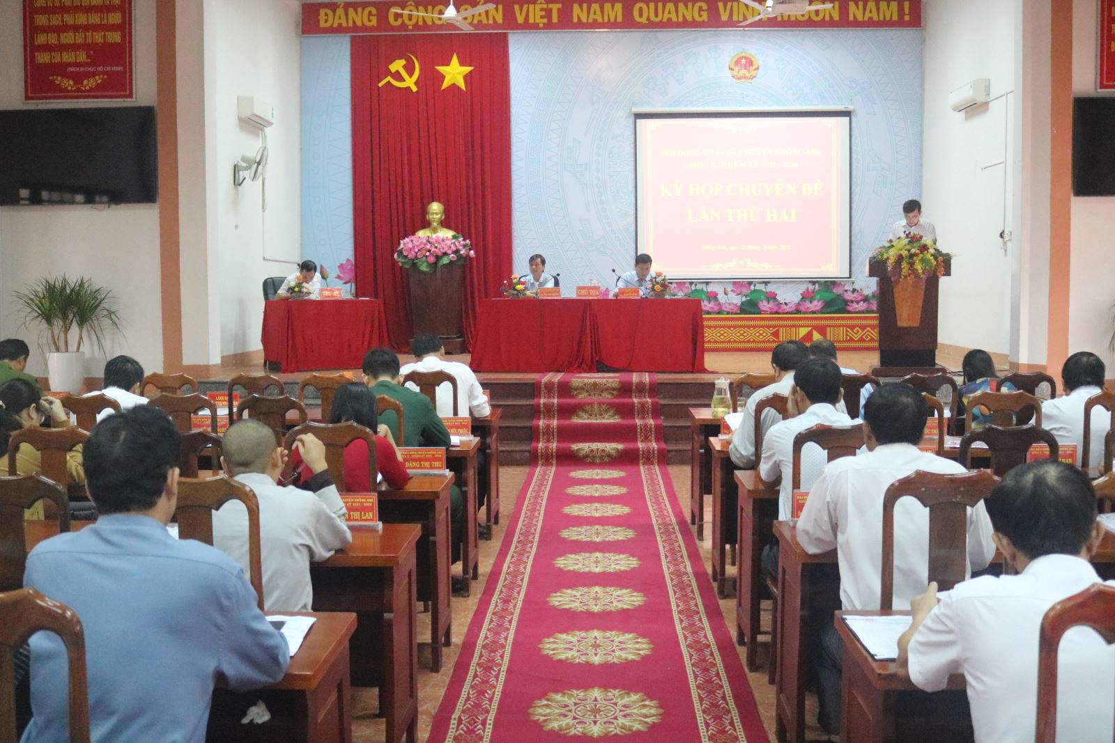 HĐND huyện Krông Ana khóa X, nhiệm kỳ 2021-2026  tổ chức kỳ họp chuyên đề lần thứ Hai