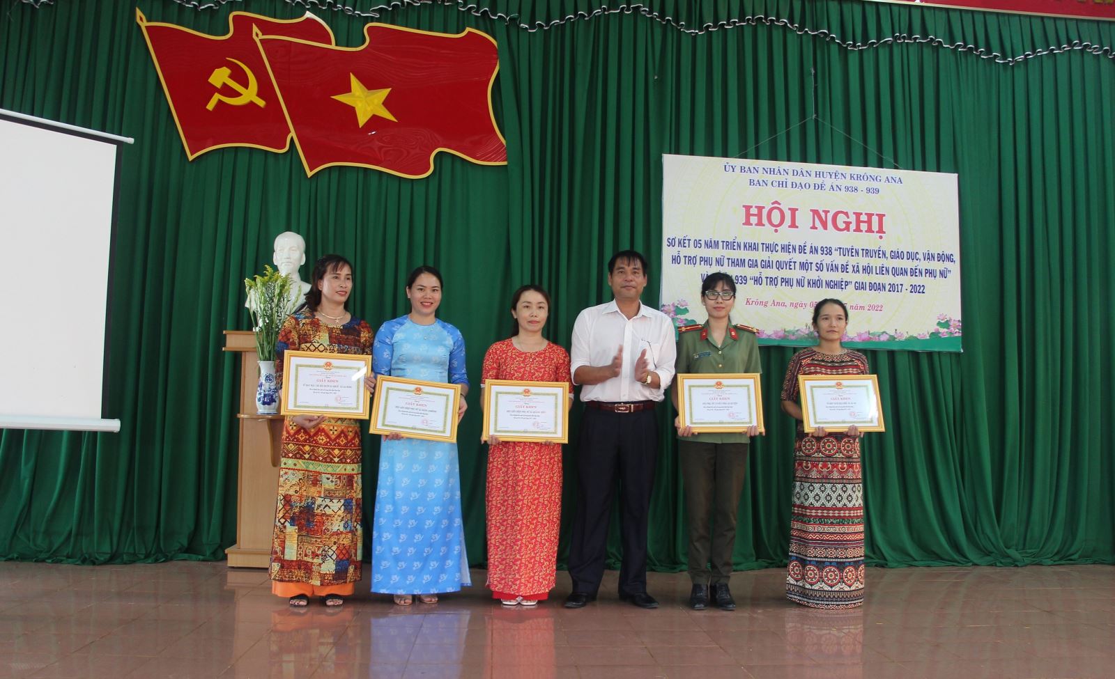 Hội nghị sơ kết 5 năm triển khai Đề án 938 và 939 huyện Krông Ana  giai đoạn 2017 - 2022