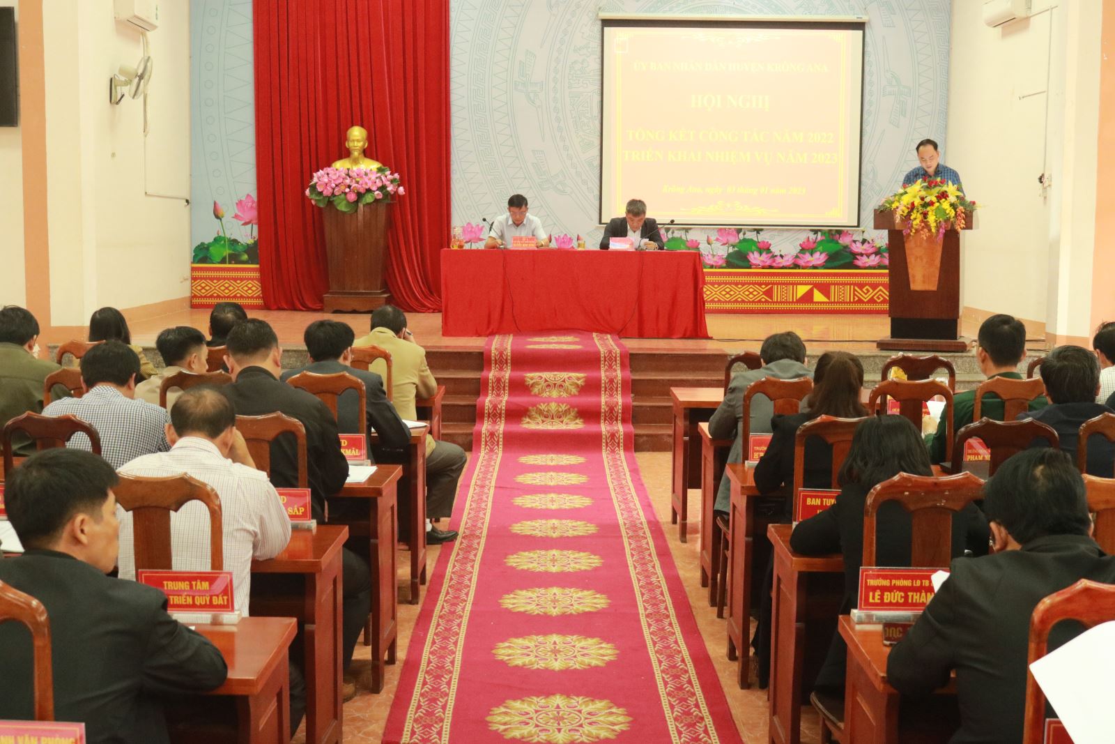 UBND huyện Krông Ana tổ chức Hội nghị Tổng kết năm 2022 và triển khai Kế hoạch năm 2023