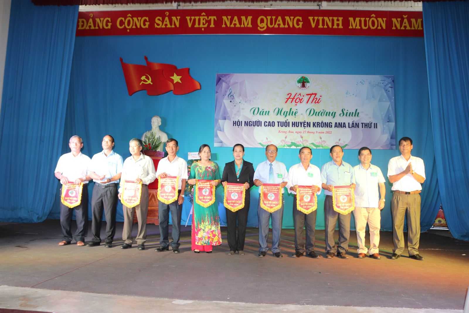Hôi thi văn nghệ và dưỡng sinh  của Hội Người Cao tuổi huyện Krông Ana lần thứ II, năm 2022