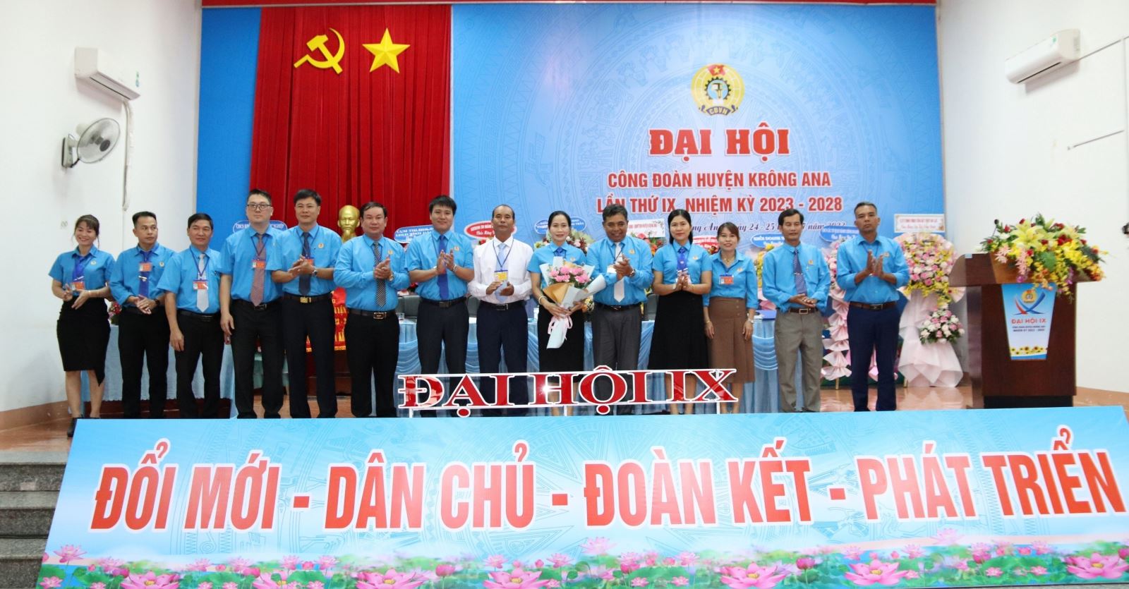 Đại Hội Công đoàn huyện Krông Ana lần thứ IX, nhiệm kỳ 2023 - 2028