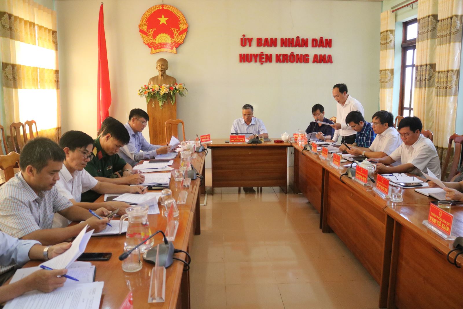 UBND huyện tổ chức phiên họp thường kỳ tháng 3/2021