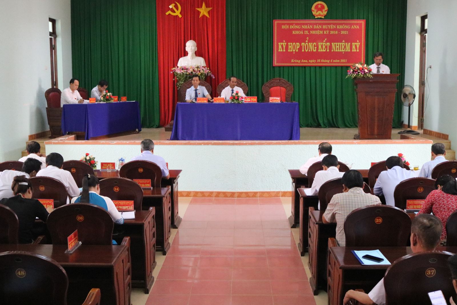 HĐND huyện Krông Ana tổ chức Kỳ họp tổng kết hoạt động HĐND huyện khóa IX, nhiệm kỳ 2016-2021