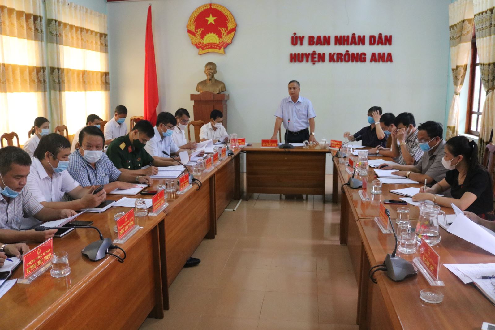 UBND huyện tổ chức phiên họp thường kỳ tháng 5/2021