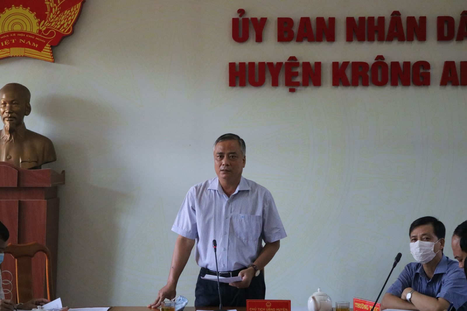 UBND huyện tổ chức phiên họp thường kỳ tháng 6/2021