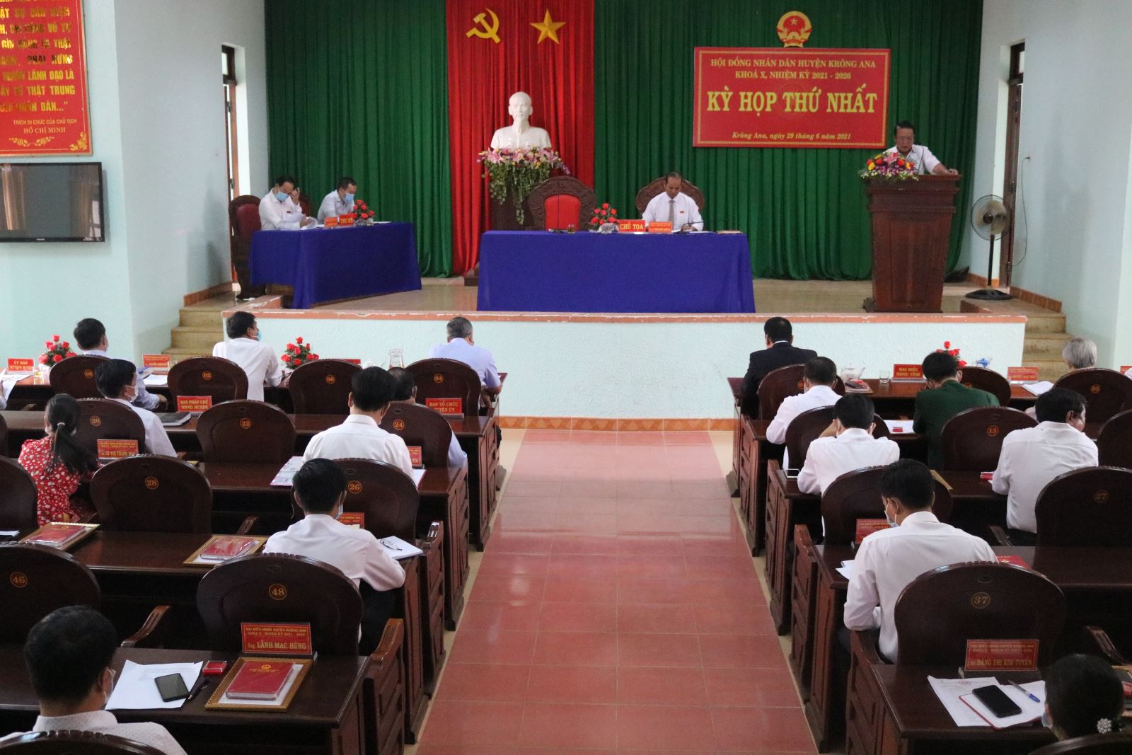 Kỳ họp thứ nhất HĐND huyện Krông Ana khóa X, nhiệm kỳ 2021-2026