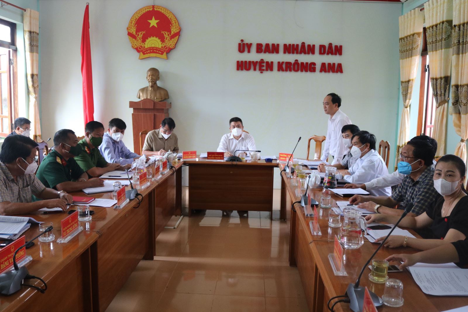 UBND huyện tổ chức phiên họp thường kỳ tháng 8/2021