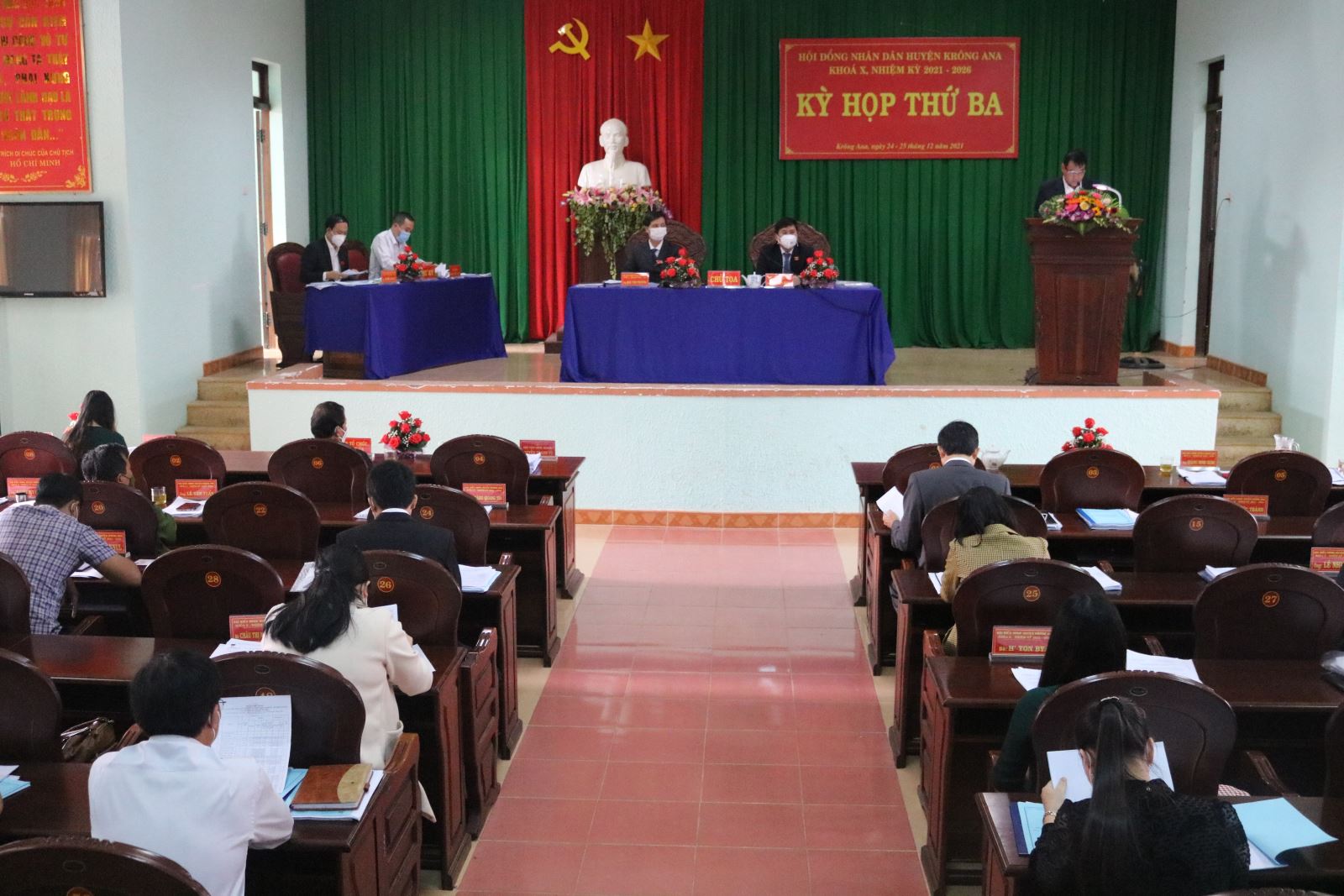 Kỳ họp thứ Ba HĐND huyện Krông Ana khóa X, nhiệm kỳ 2021-2026