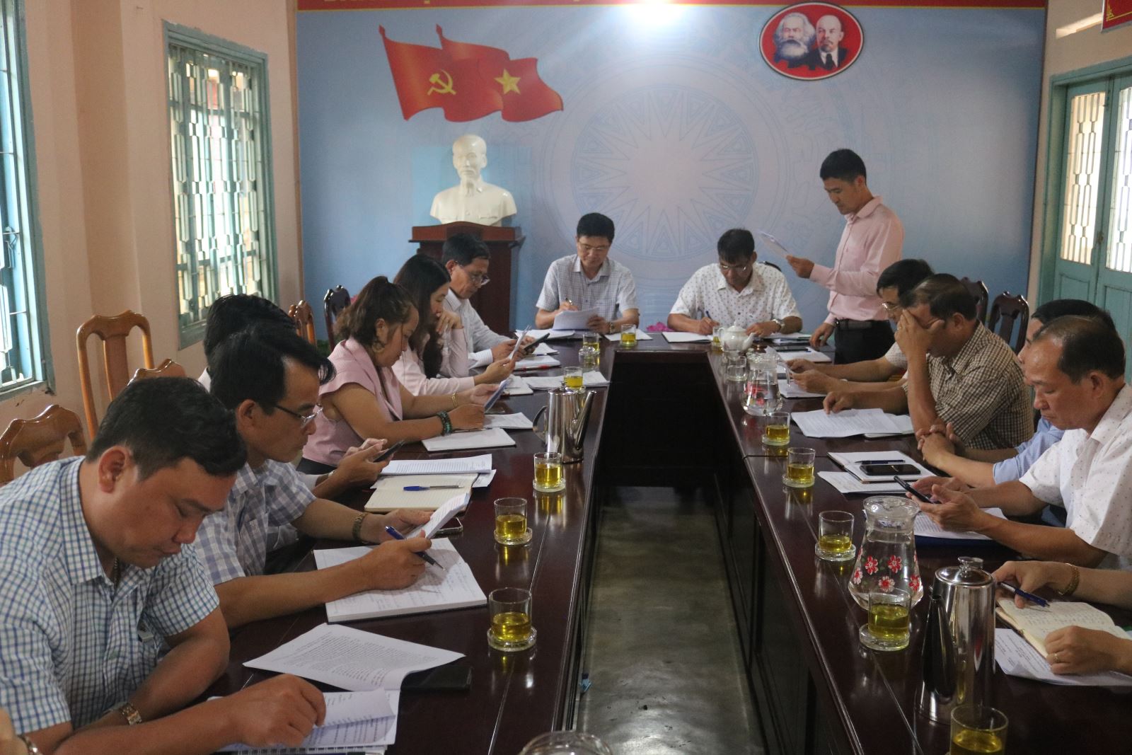 Ban đại diện Hội đồng quản trị Ngân hàng chính sách xã hội tỉnh kiểm tra, giám sát việc thực hiện tín dụng chính sách xã hội trên địa bàn huyện