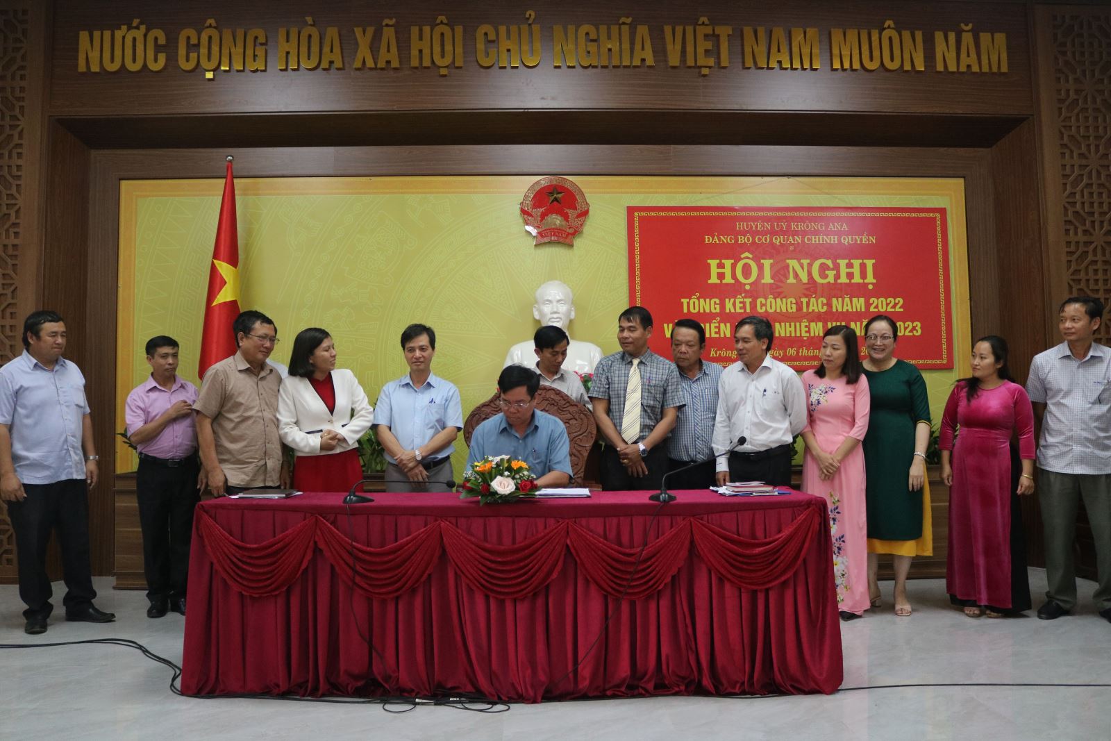 HỘI NGHỊ TỔNG KẾT CÔNG TÁC ĐẢNG NĂM 2022,  TRIỂN KHAI NHIỆM VỤ NĂM 2023