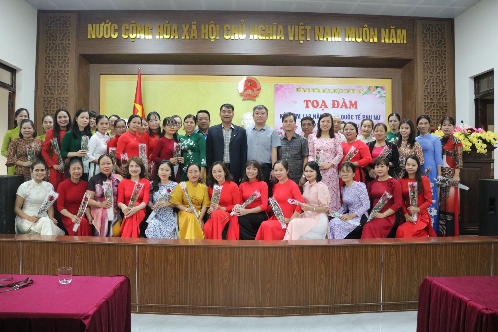UBND huyện tổ chức Tọa đàm kỷ niệm 113 năm ngày Quốc tế phụ nữ 8/3