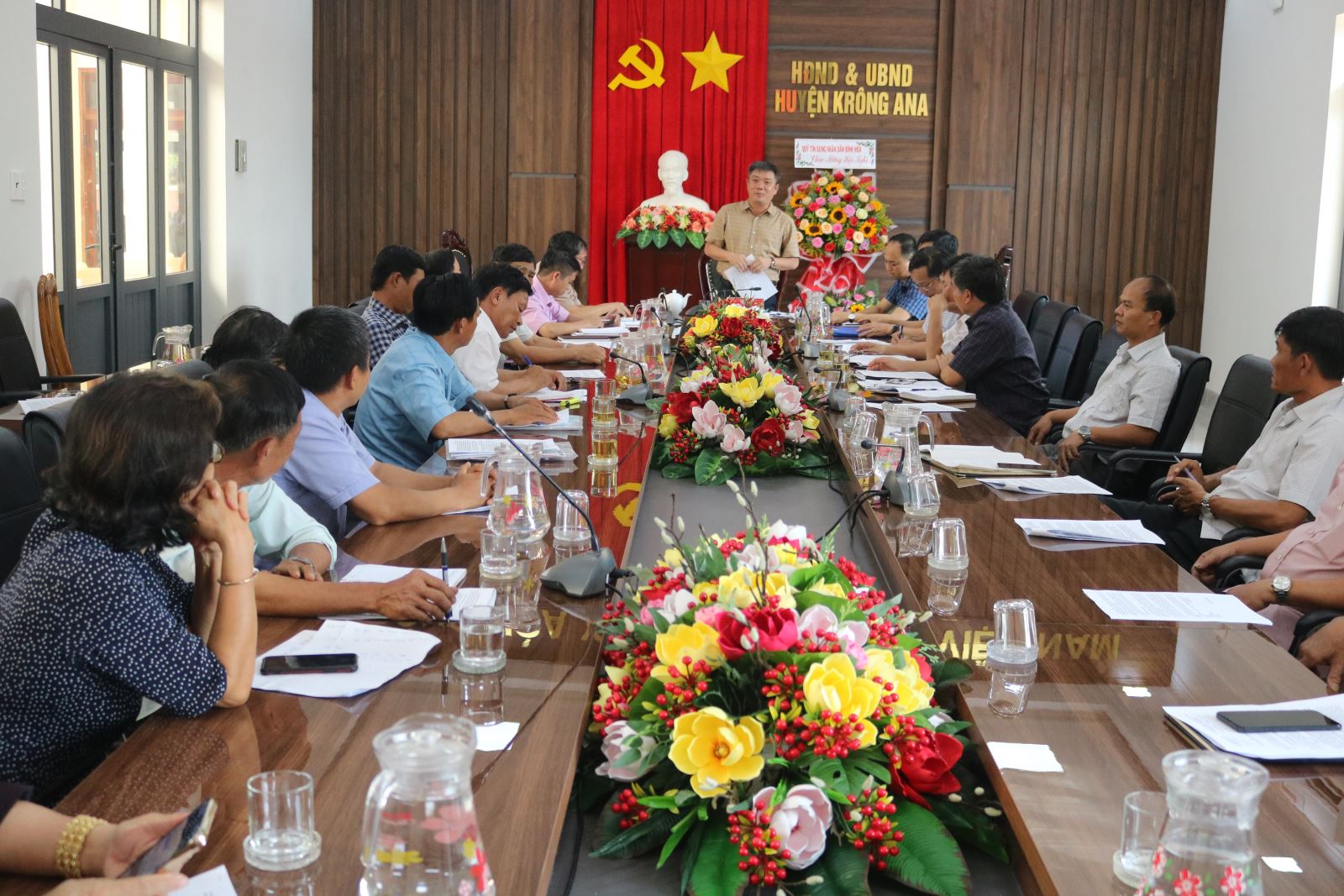 Hội nghị gặp mặt, đối thoại với doanh nghiệp, hợp tác xã trên địa bàn huyện năm 2023