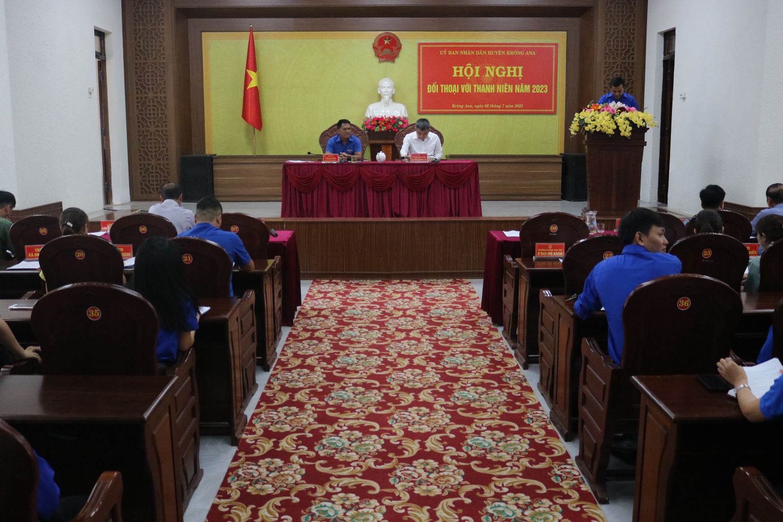 UBND huyện tổ chức đối thoại giữa lãnh đạo huyện với thanh niên năm 202