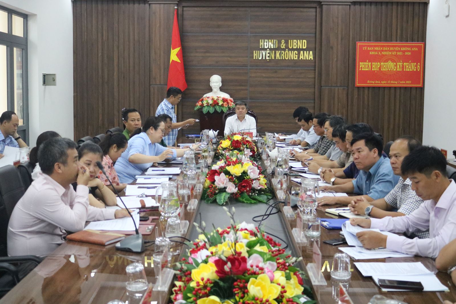 UBND huyện tổ chức phiên họp thường kỳ tháng 6 năm 2023