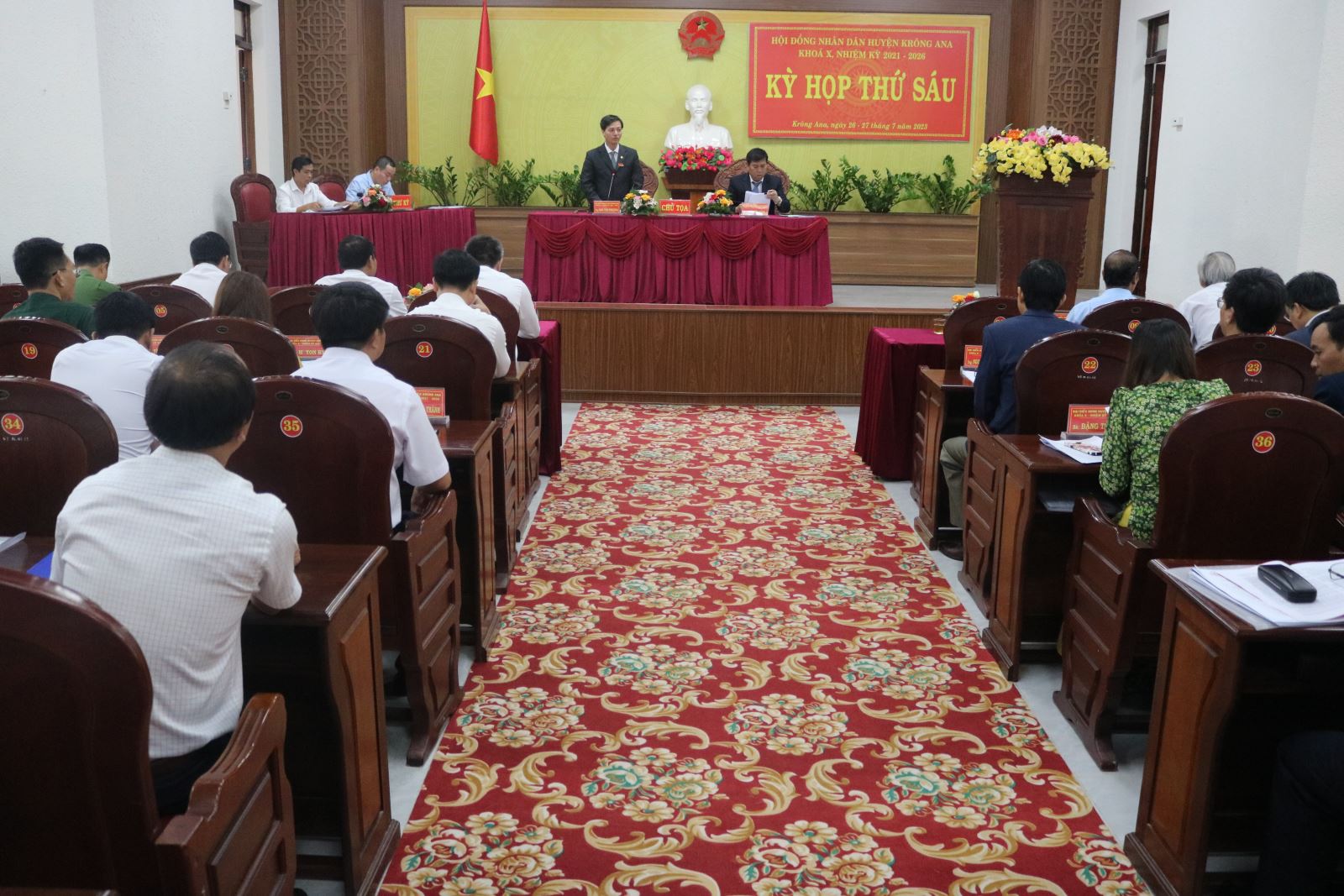HĐND Krông Ana tổ chức kỳ họp thứ Sáu, HĐND huyện khóa X,  nhiệm kỳ 2021-2026