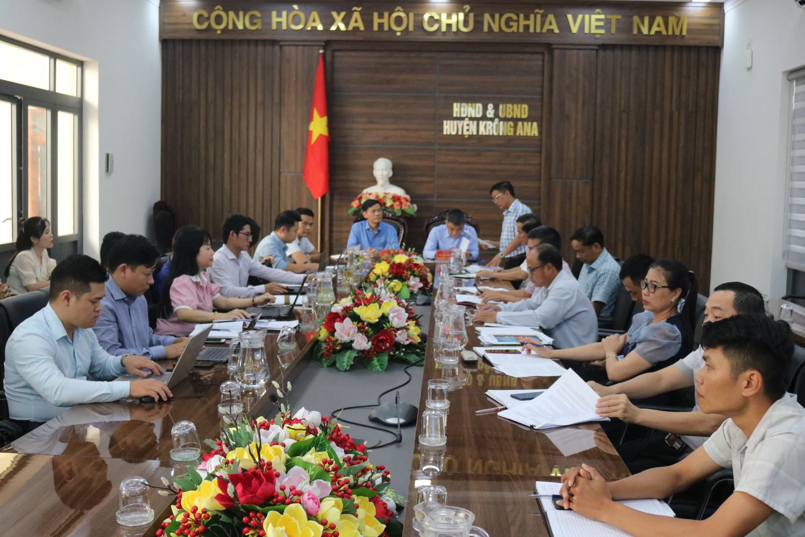 Đoàn kiểm tra CCHC tỉnh kiểm tra công tác cải cách hành chính tại huyện Krông Ana 