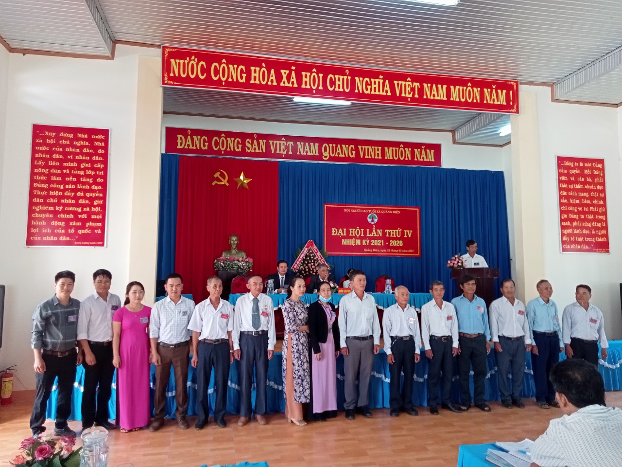 Đại hội người cao tuổi xã Quảng Điền