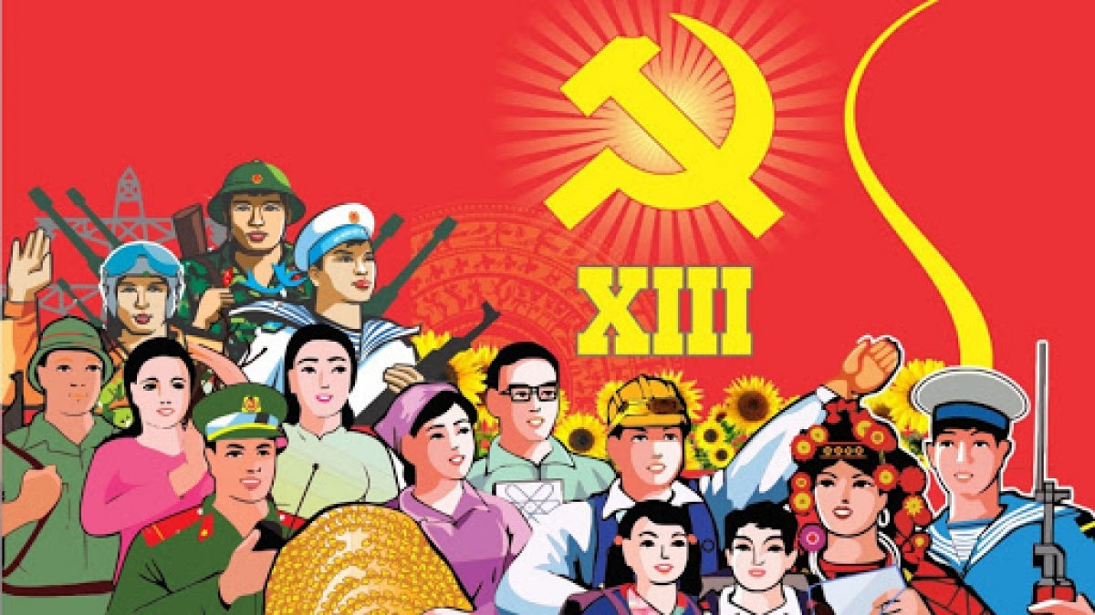CHÀO MỪNG ĐẠI HỘI ĐẠI BIỂU TOÀN QUỐC LẦN THỨ XIII CỦA ĐẢNG DIỄN RA TỪ NGÀY 25/01 ĐẾN NGÀY 02/02/2021
