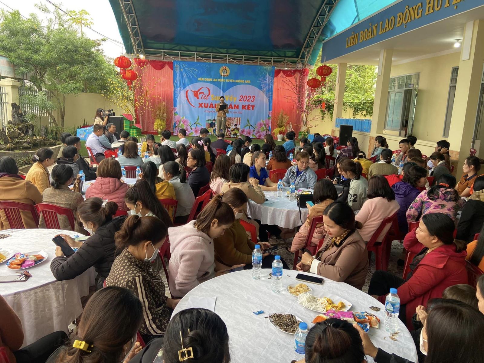 Liên đoàn lao động huyện tổ chức chương trình Tết sum vầy – xuân gắn kết năm 2023 