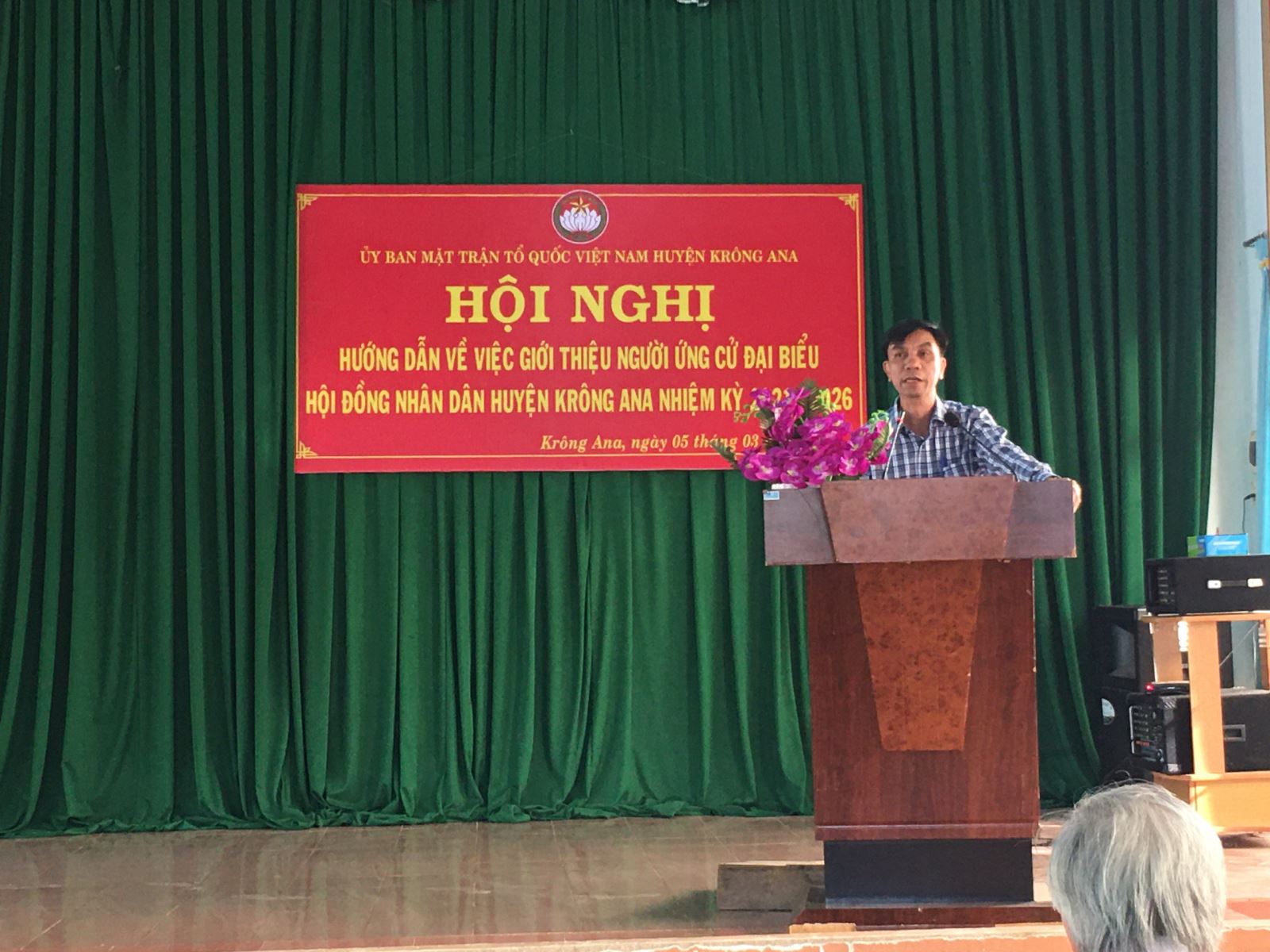 Ủy ban Mặt trận Tổ quốc Việt Nam huyện tổ chức hội nghị hướng dẫn về nội dung, trình tự, thủ tục giới thiệu người ứng cử và làm hồ sơ ứng cử đại biểu HĐND các cấp nhiệm kỳ 2021 - 2026