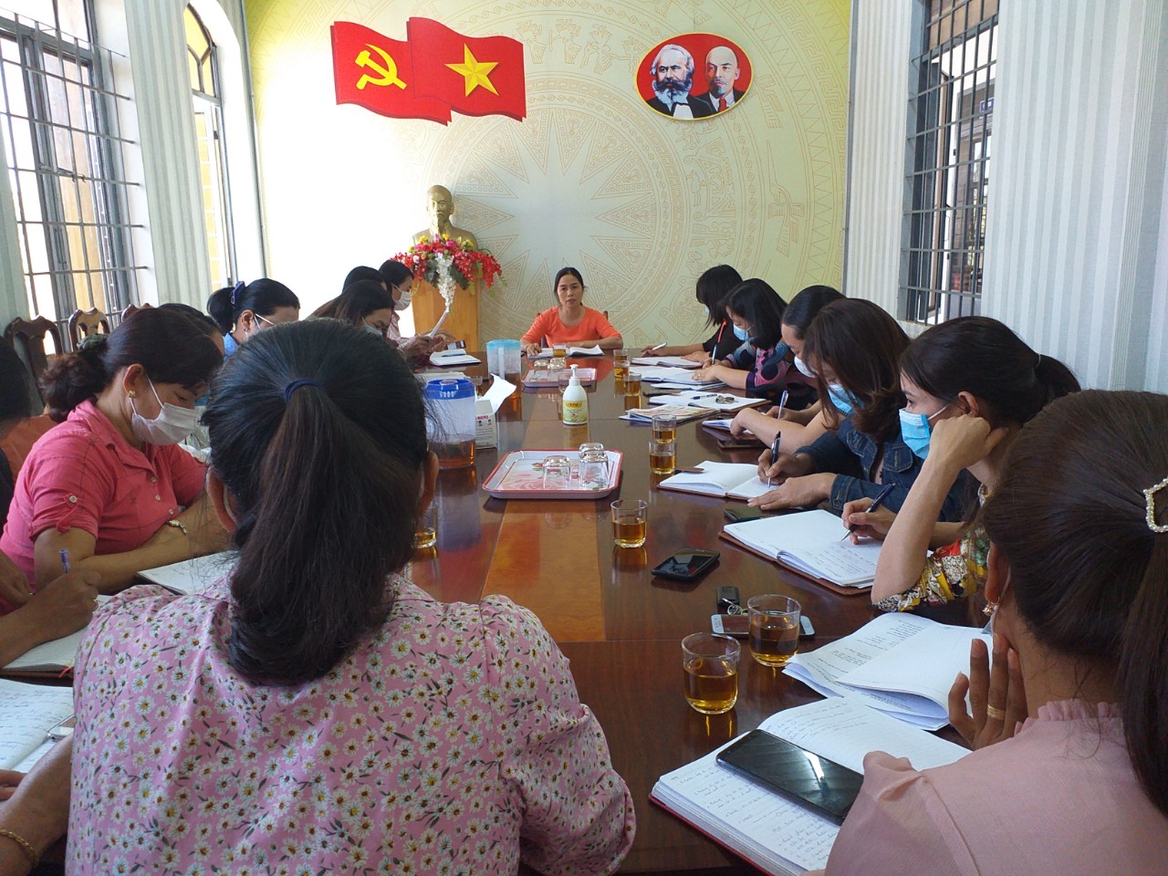 Hội LHPN huyện Krông Ana tổ chức Hội nghị giao ban công tác Hội và phong trào phụ nữ tháng 01, triển khai nhiệm vụ tháng 02 năm 2021