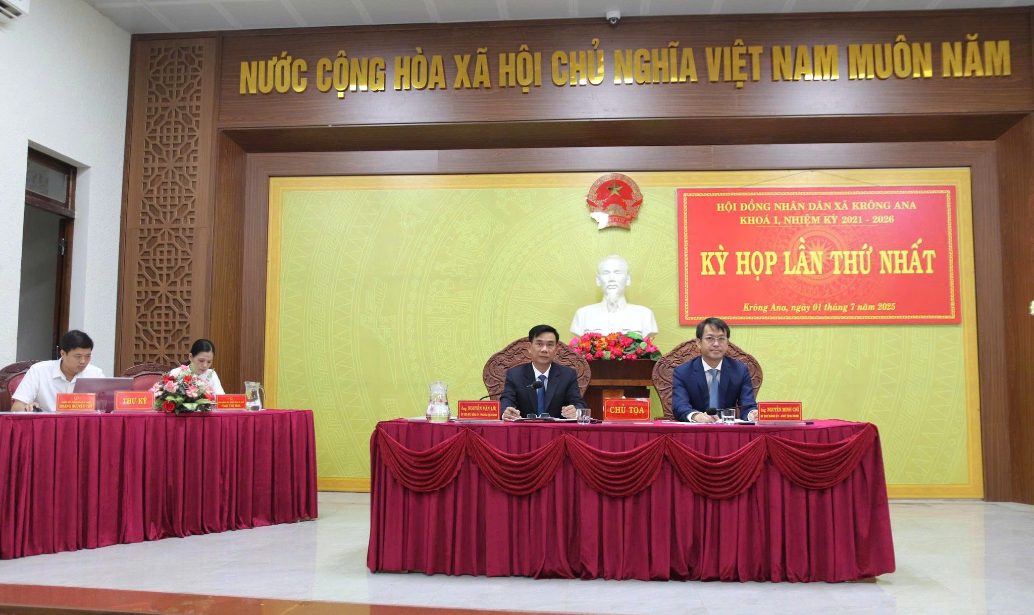 HĐND xã Krông Ana đã tổ chức kỳ họp thứ nhất