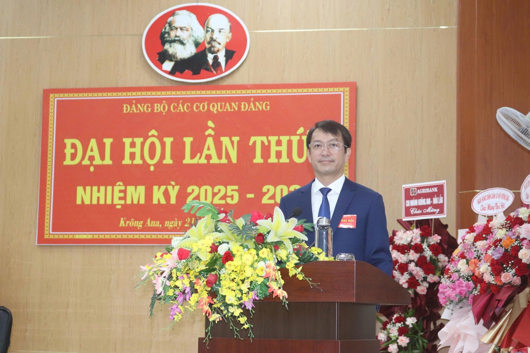 Đảng bộ các Cơ quan Đảng xã Krông Ana long trọng tổ chức Đại hội Đảng bộ lần thứ nhất, nhiệm kỳ 2025-2030