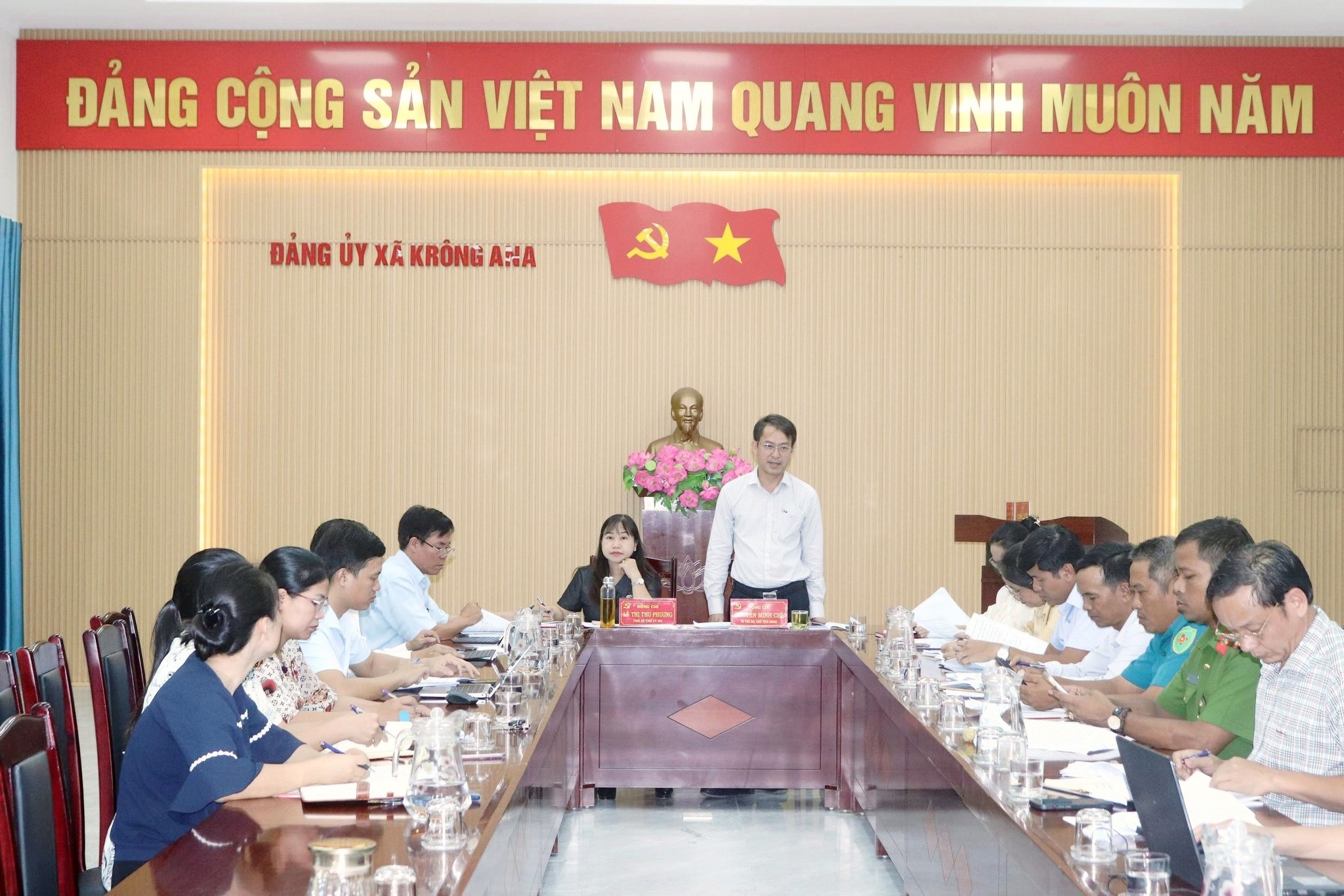 Ban chỉ đạo về phát triển khoa học, công nghệ, đổi mới sáng tạo và chuyển đổi số xã Krông Ana họp phiên lần thứ nhất