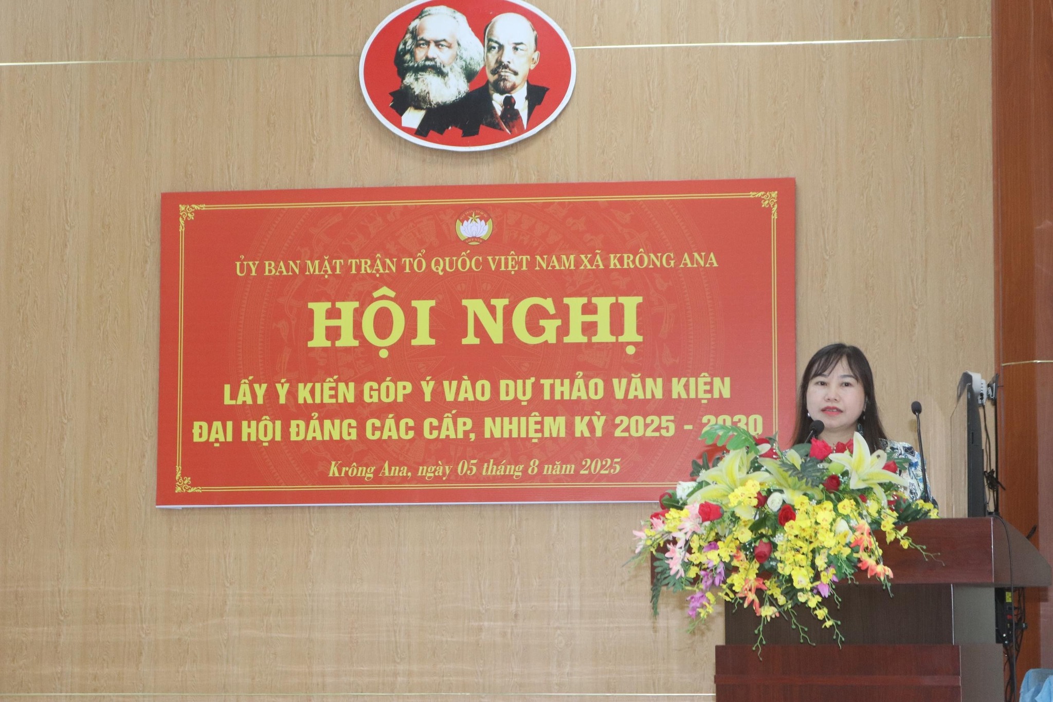 Hội nghị lấy ý kiến góp ý vào dự thảo văn kiện Đại hội Đảng các cấp nhiệm kỳ 2025 – 2030